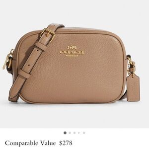 New! Mini Jamie Camera Bag In Gold/Taupe